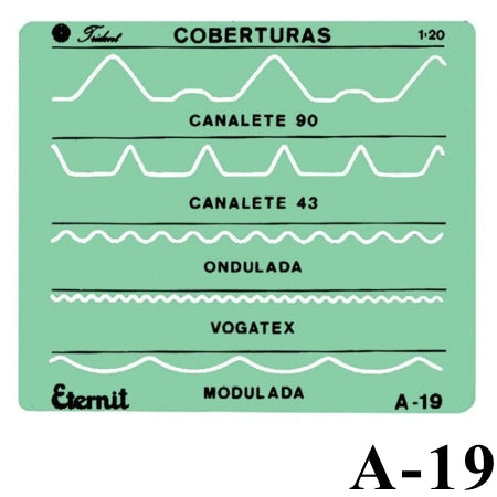 Gabarito Arquitetura A-19 Coberturas Eternit Trident