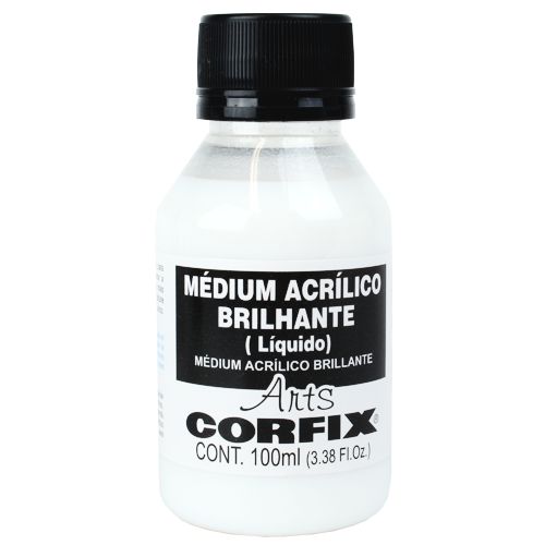 Médium Acrílico Brilhante Corfix Arts 100ml