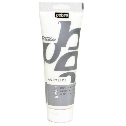 Gesso Acrílico Para Tela Primer Pebeo 250ml