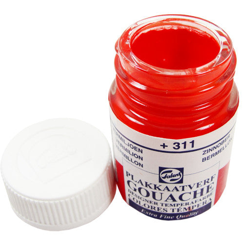 Tinta Guache Para Caligrafia Talens 16ml 311 Vermilion