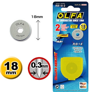 Lâmina Para Estilete Olfa RB 18-2