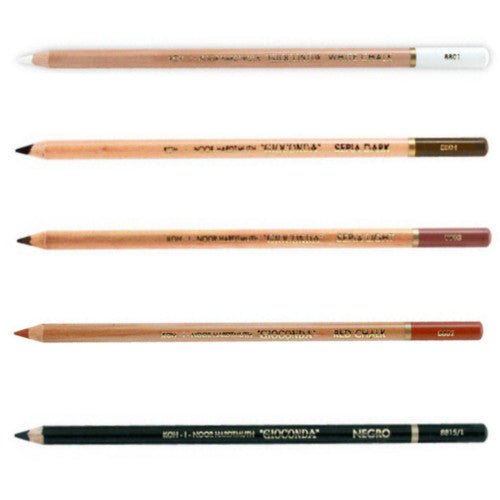 Lápis Crayon Gioconda Kit 05 Cores