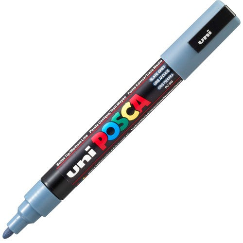 Caneta Posca Uni Ball PC-5M Cinza Ardósia