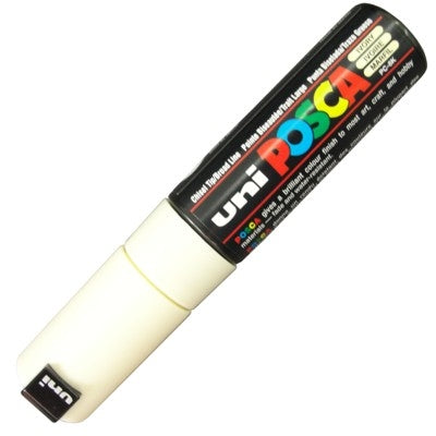 Caneta Posca Uni Ball Extra Board PC-8K Marfim