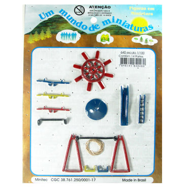 Miniatura de Playground 1/100 640 Minitec 04 Peças