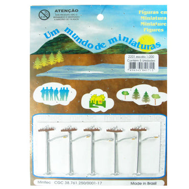 Miniatura de Poste 1/200 2201 Minitec 05 Peças