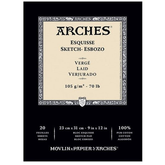 Bloco de Papel Arches Sketch Canson 105g/m²
