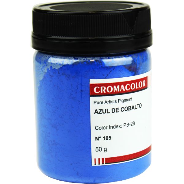 Pigmento Artístico Puro 105 Azul Cobalto Cromacolor 50g