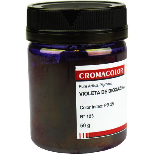 Pigmento Artístico Puro 123 Violeta Dioxazina Cromacolor 50g