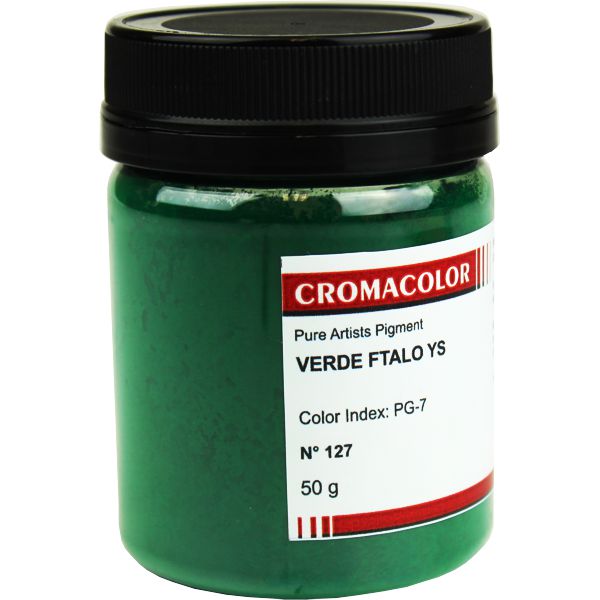 Pigmento Artístico Puro 127 Verde Ftalo YS Cromacolor 50g