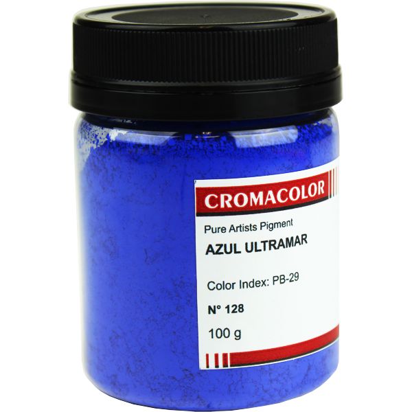 Pigmento Artístico Puro 128 Azul Ultramar Cromacolor 100g