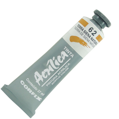 Tinta Acrílica Corfix 37ml 62 Terra Siena Natural