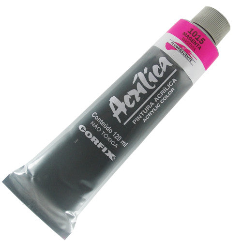 Tinta Acrílica Corfix 120ml Fluorescente