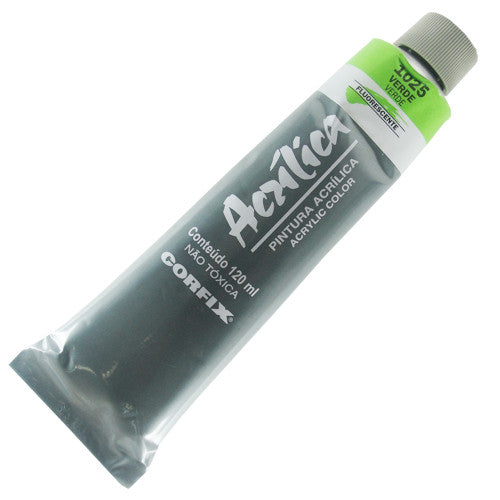 Tinta Acrílica Corfix 120ml Fluorescente
