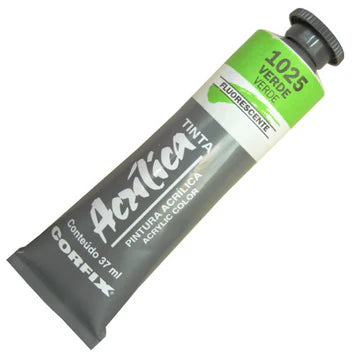 Tinta Acrílica Corfix 37ml Fluorescente
