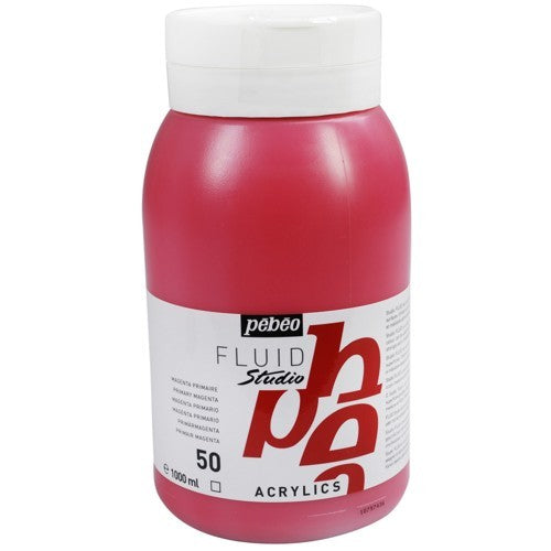 Tinta Acrílica Importada Para Tela Pébéo 50 Magenta 1 Lt