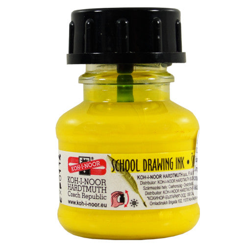Tinta Nanquim Colorida Koh-I-Noor Amarelo