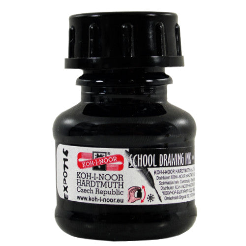 Tinta Nanquim Colorida Koh-I-Noor Preto