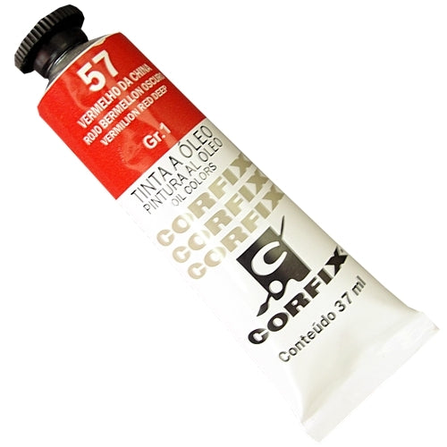 Tinta a Óleo Corfix 37ml 57 Vermelho China - G1