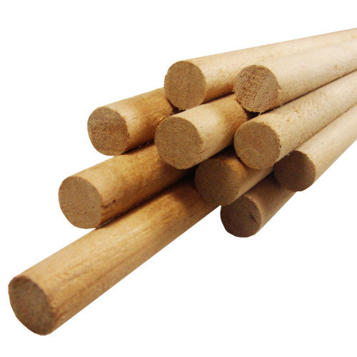 Vareta de Madeira Cedro Rosa Redonda 06x06x930mm