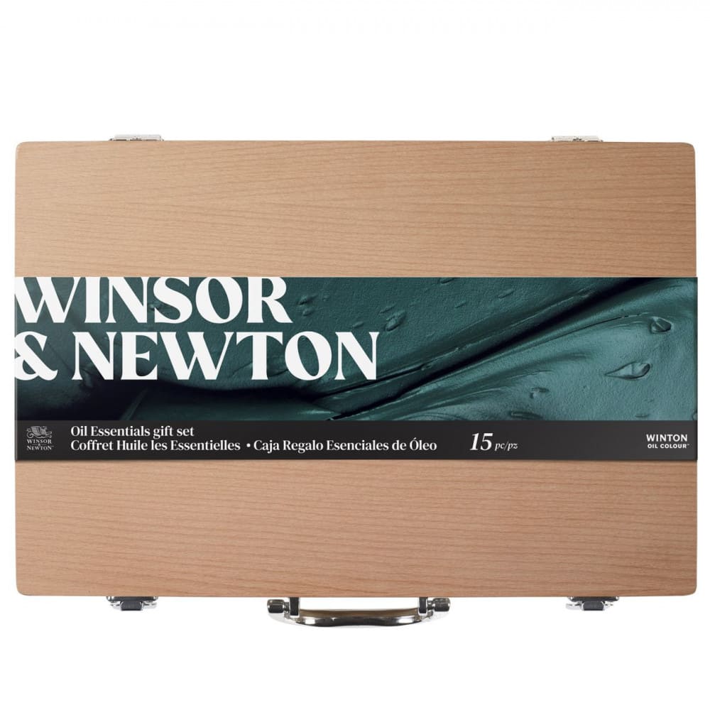 Estojo Tinta Óleo Winton Winsor & Newton Caixa Madeira