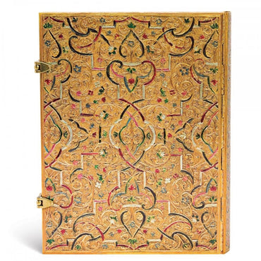 Paperblanks Gold Inlay Capa Dura Ultra Pautado