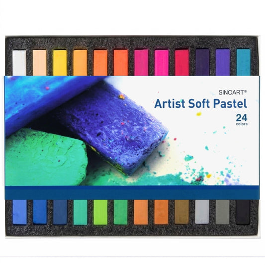 Pastel Seco Sinoart 24 Cores
