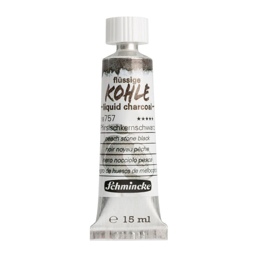 Carvão Líquido Kohle Schmincke 15ml Peach Stone Black