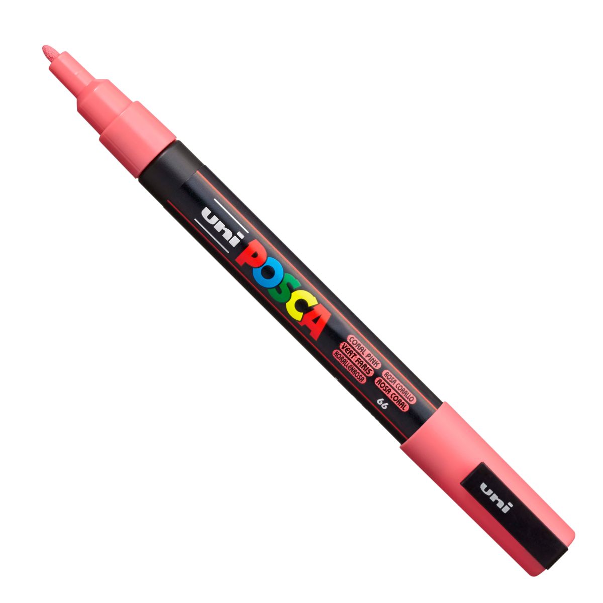 Caneta Posca Uni Ball PC-3M Rosa Coral