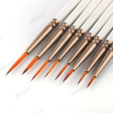 Set de Pincéis Artístico Sinoart Para Detalhes C/8 Unidades B0350