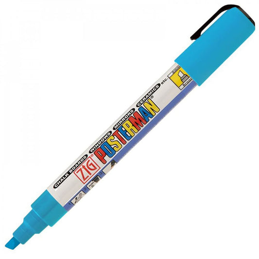 Marcador Zig Posterman Kuretake Broad Light Blue PMA-50