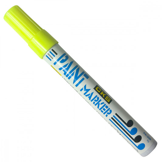 Caneta Permanente Paint Marker CKS Amarelo Neon