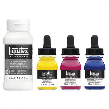 Tinta Acrílica Líquida Liquitex 30ml 04 Peças Primária