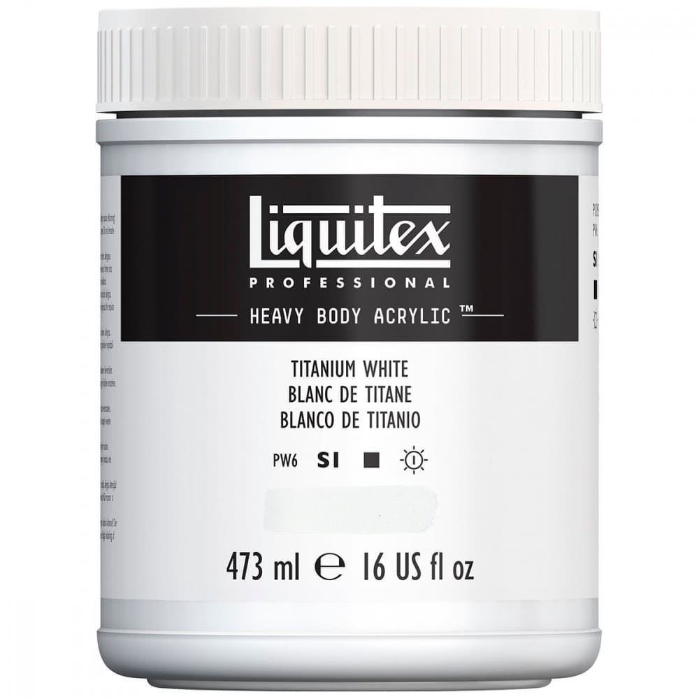 Tinta Acrílica Liquitex Heavy Body 432 Titanium White 473ml