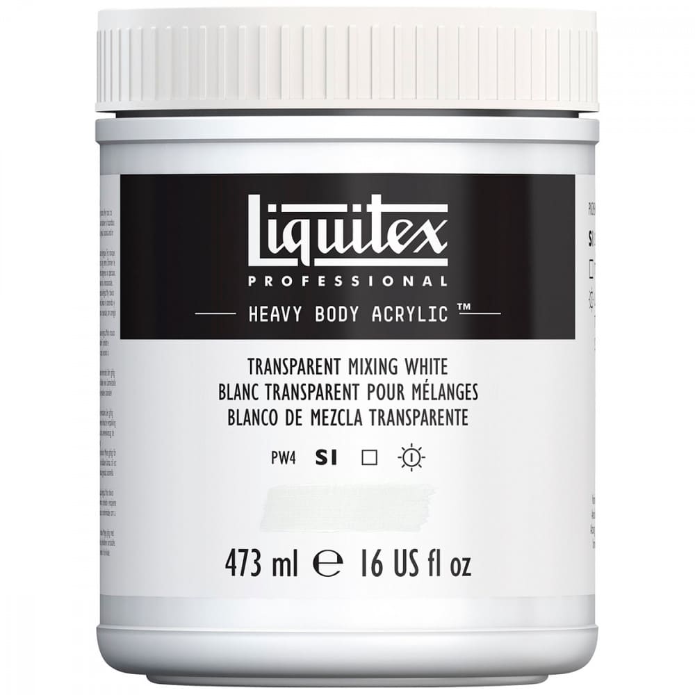 Tinta Acrílica Liquitex Heavy Body 280 Transparente Mix White 473m