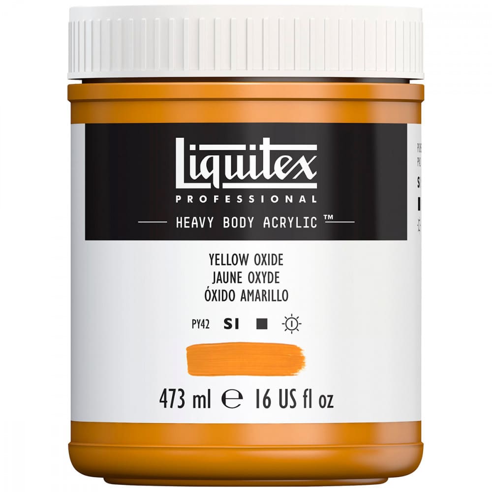 Tinta Acrílica Liquitex Heavy Body 416 Yellow Oxide 473ml