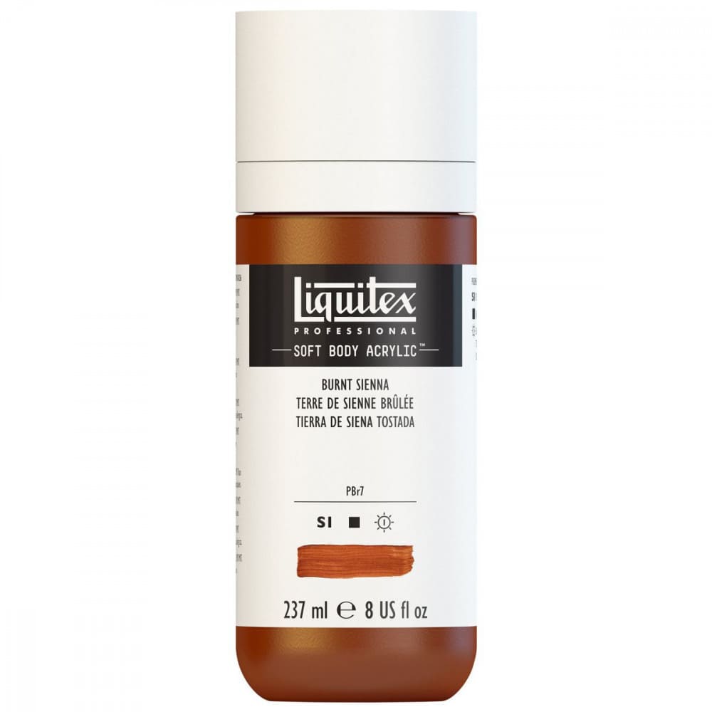 Tinta Acrílica Liquitex Soft Body 237ml S1 127 Burnt Sienna