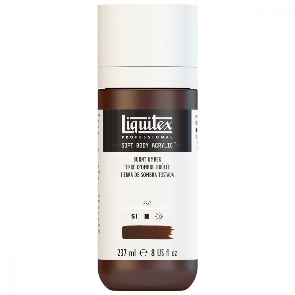 Tinta Acrílica Liquitex Soft Body 237ml S1 128 Burnt Umber