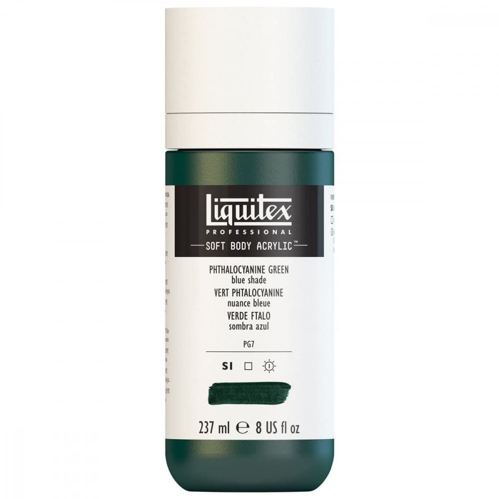 Tinta Acrílica Liquitex Soft Body 237ml S1 317 Phthalo Green Blue Shade