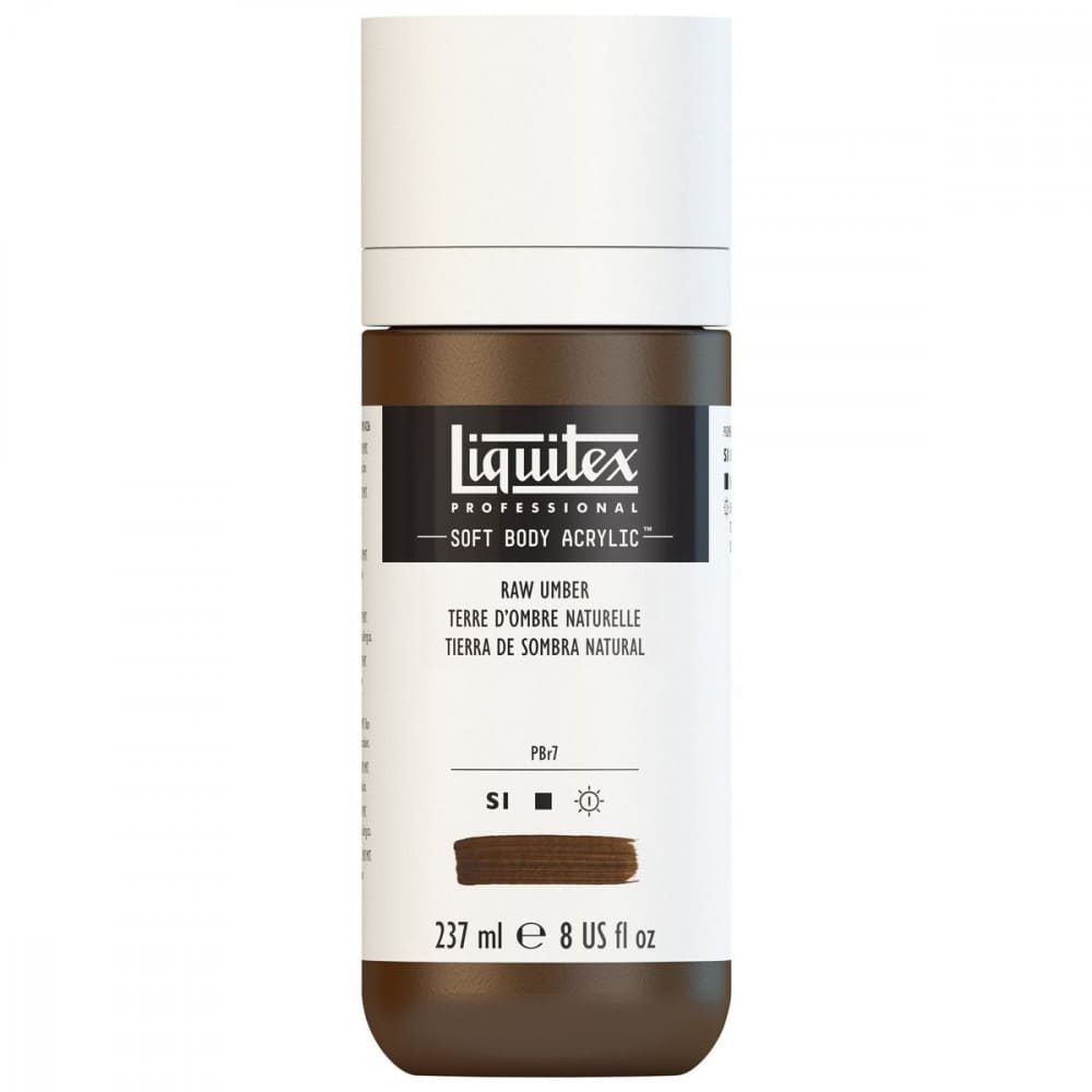 Tinta Acrílica Liquitex Soft Body 237ml S1 331 Raw Umber