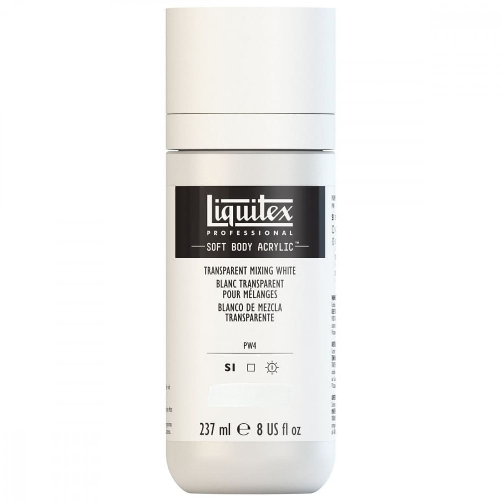 Tinta Acrílica Liquitex Soft Body 237ml S1 300 Transparent Mixing White
