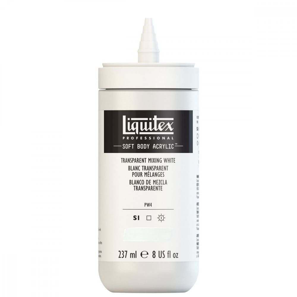 Tinta Acrílica Liquitex Soft Body 237ml S1 300 Transparent Mixing White