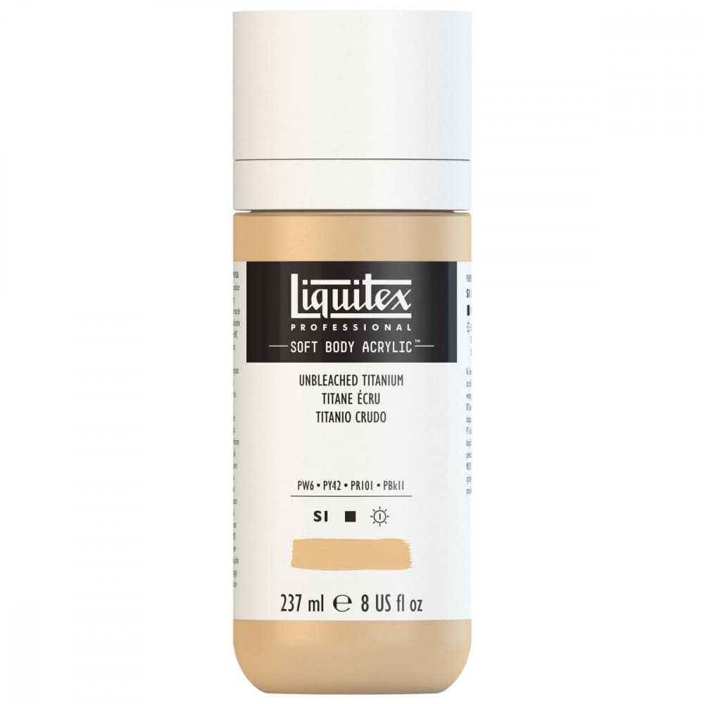 Tinta Acrílica Liquitex Soft Body 237ml S1 434 Unbleached Titanium