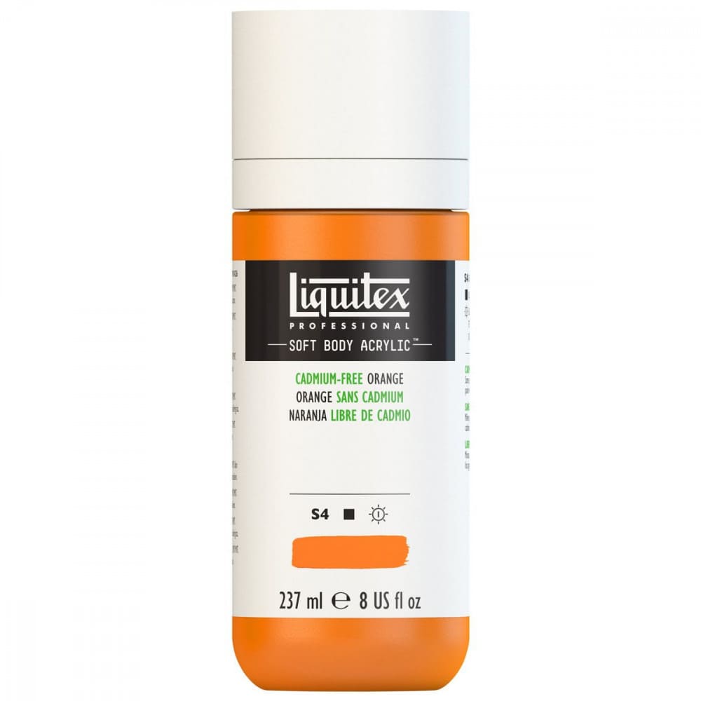 Tinta Acrílica Liquitex Soft Body 237ml S4 892 Cadmium Free Orange