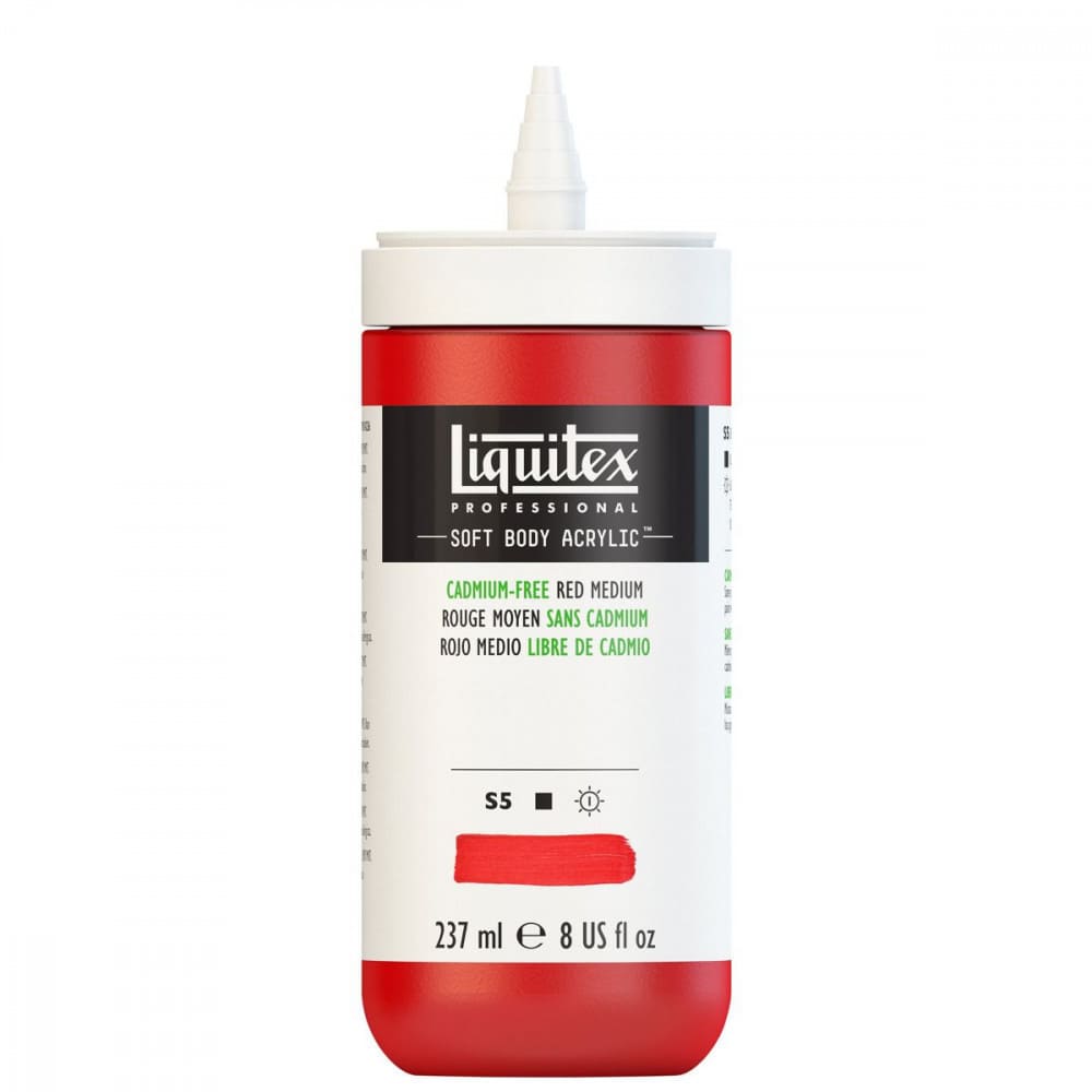 Tinta Acrílica Liquitex Soft Body 237ml S5 894 Cadmium Free Red Medium