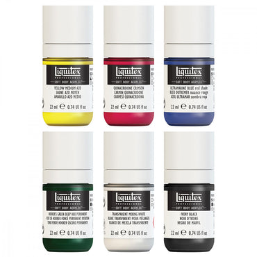 Tinta Acrílica Liquitex Soft Body 22ml 06 Cores