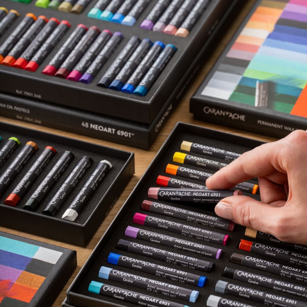 Pastel Neoart Caran d’Ache 6901 24 Cores