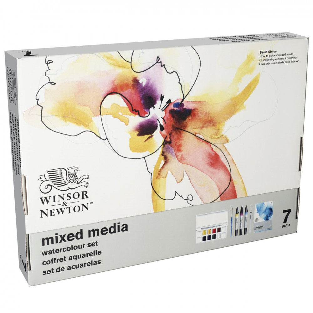 Estojo Aquarela Mixed Media Winsor & Newton 07 Peças