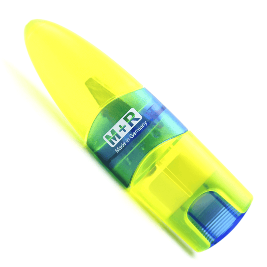 Apontador com Depósito e Borracha M+R Verde