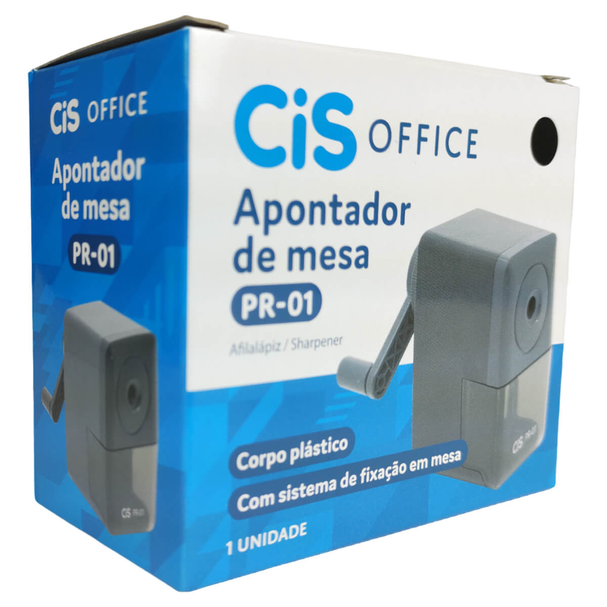 Apontador de Lápis com Manivela Cis PR01